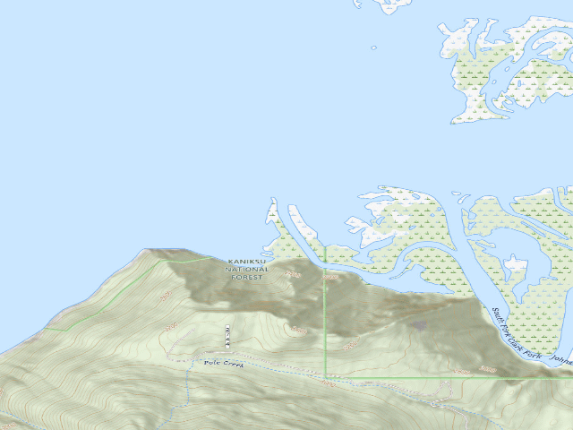 USGS topographic map of Lees Point