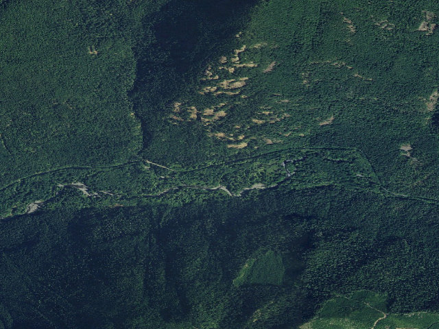 Aerial image of Lena Creek