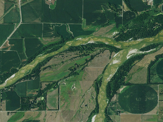 Aerial image of Leonard A. Koziol WMA