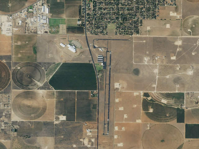 Aerial image of Levelland City RV Park