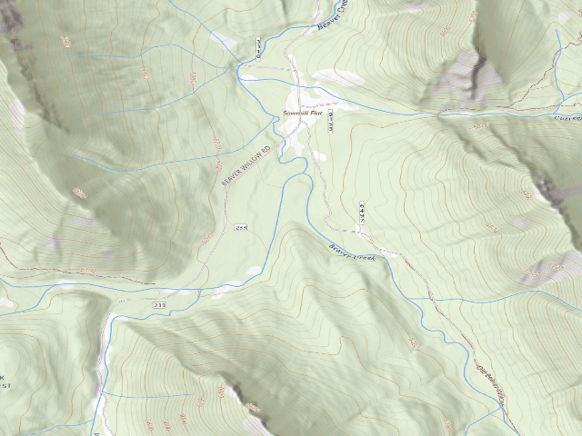 USGS topographic map of Levit Cr Road 002
