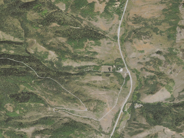 Aerial image of Lewis M. Turner Campground