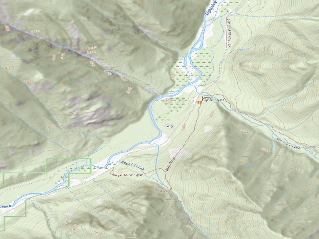 USGS topographic map of Lightning -01
