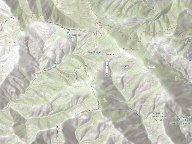 USGS topographic map of Lightning Point
