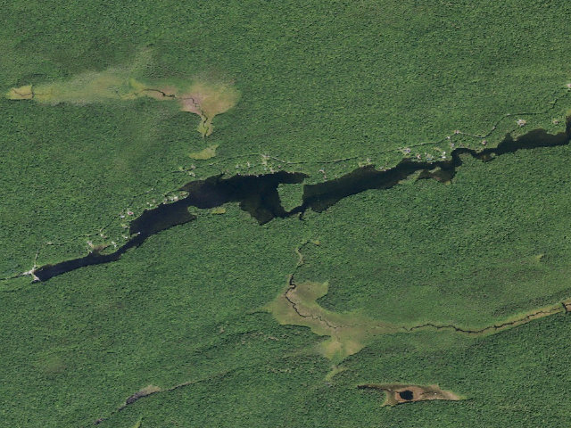 Aerial image of Lilly Lake #1 (Ferris Lake Wild Forest)