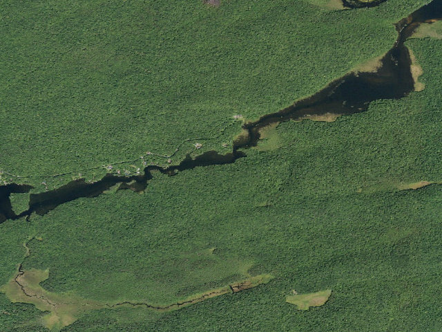 Aerial image of Lilly Lake #2 (Ferris Lake Wild Forest)