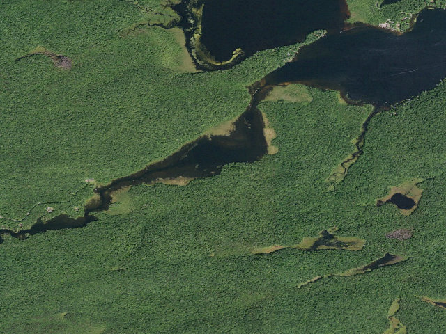 Aerial image of Lilly Lake #3 (Ferris Lake Wild Forest)