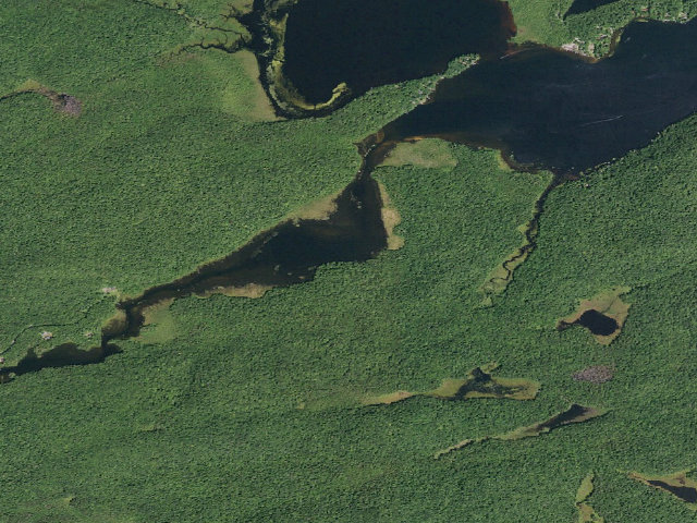Aerial image of Lilly Lake #4 (Ferris Lake Wild Forest)