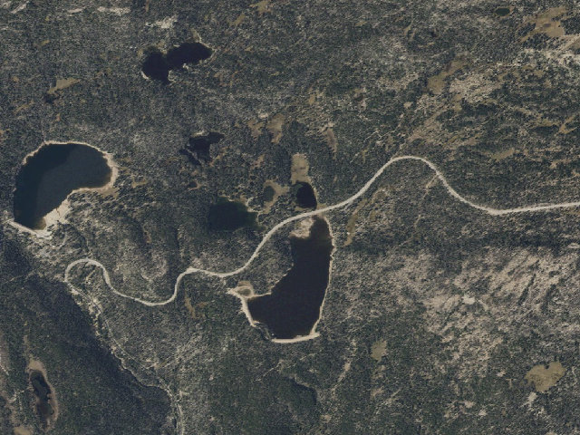Aerial image of Lilly Lake