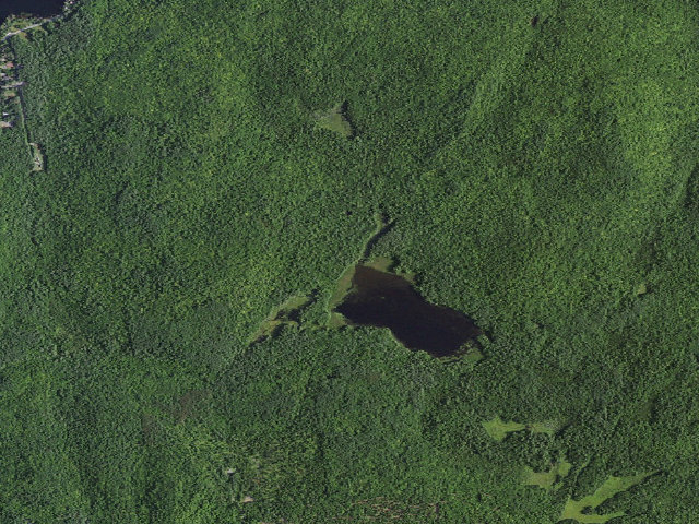 Aerial image of Lily Pond Campsite 3 (Lake George Wild Forest)