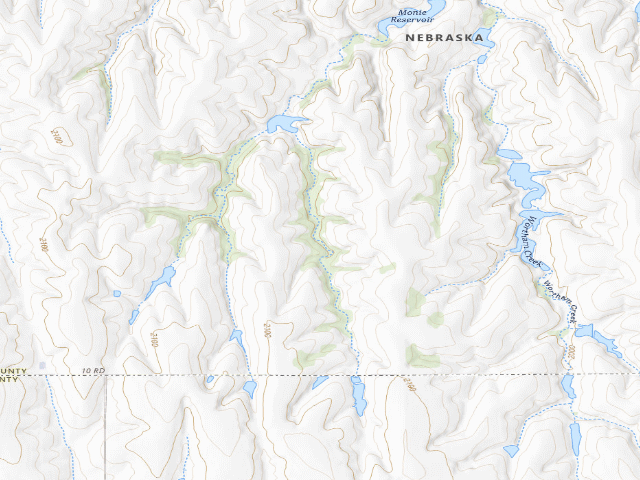 USGS topographic map of Limestone Bluffs WMA