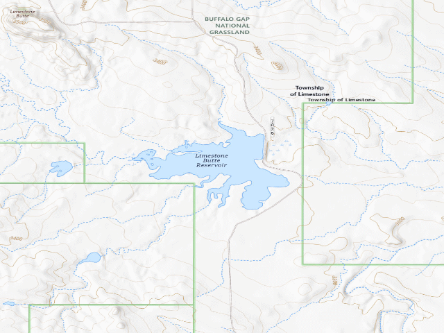 USGS topographic map of Limestone Butte