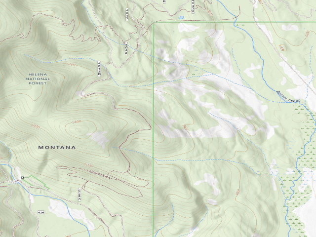 USGS topographic map of Lincoln Ditch-Rd 4083-006A