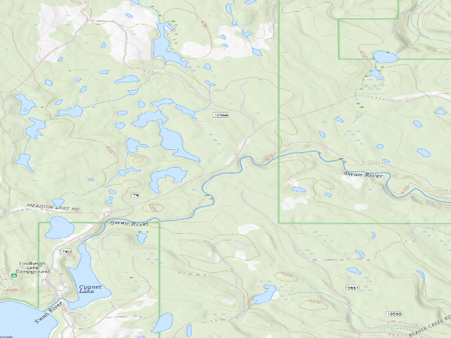 USGS topographic map of Lindbergh 23