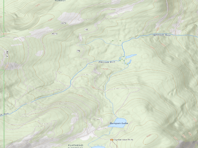 USGS topographic map of Lindbergh 5