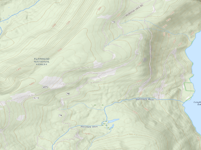 USGS topographic map of Lindbergh 7
