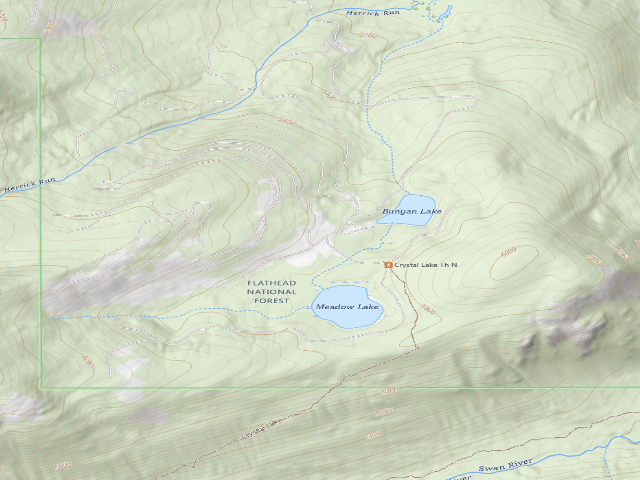 USGS topographic map of Lindbergh Road 2