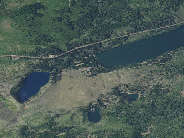 Aerial image of Link Creek
