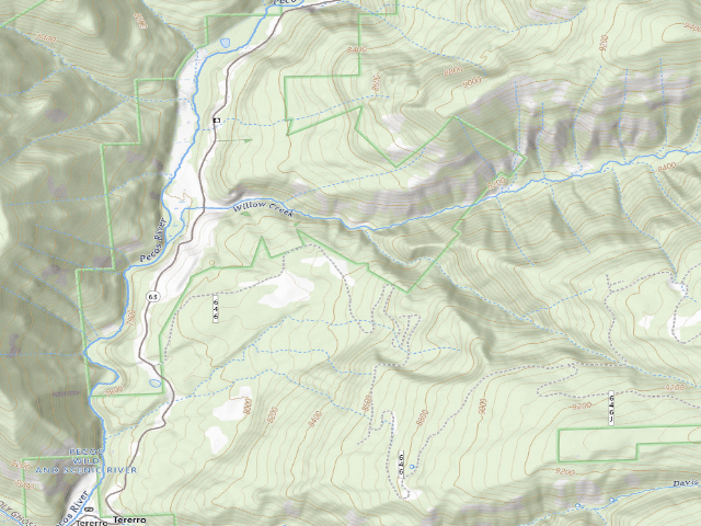 USGS topographic map of Links Tract Campground