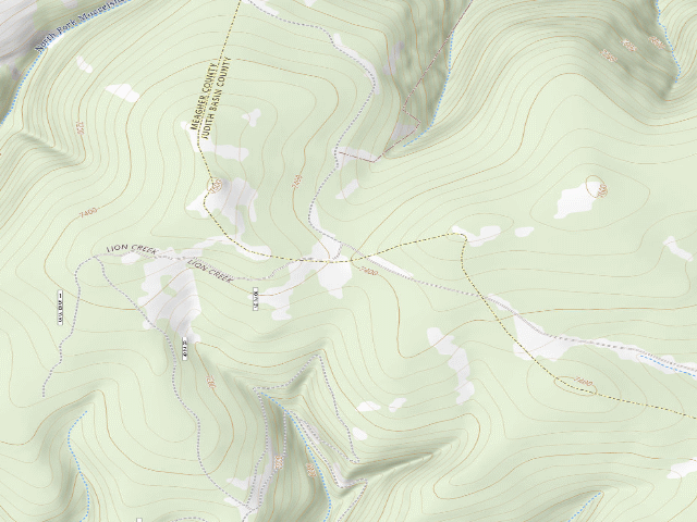 USGS topographic map of Lion-01