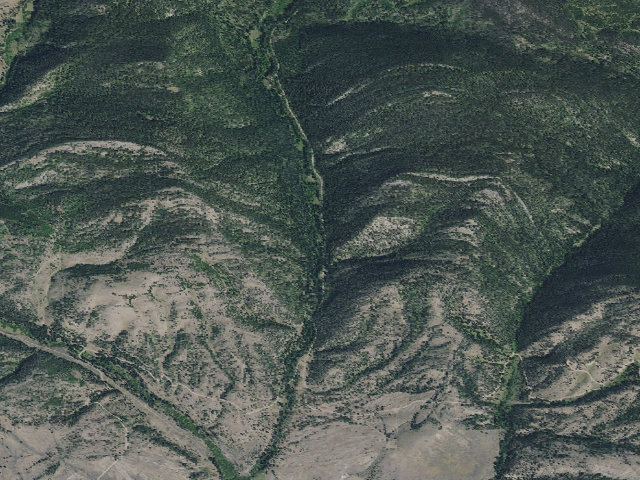 Aerial image of Lion Cr-Lower Camp