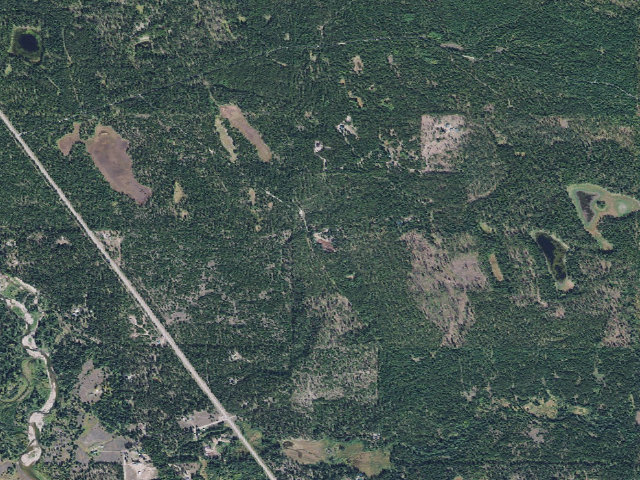 Aerial image of Lion Creek Outfitter