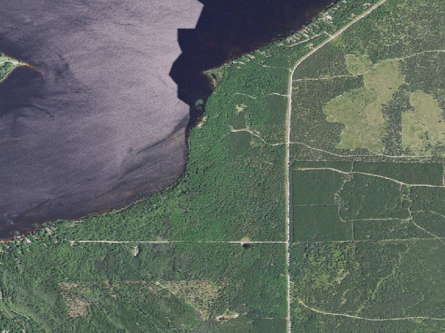 Aerial image of Little Bay De Noc Recreation Area