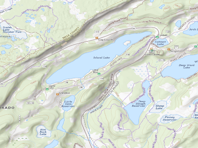USGS topographic map of Little Bear