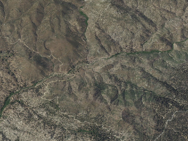 Aerial image of Little Bear Spring, Pct Trail Camp