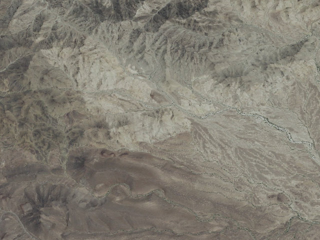 Aerial image of Little Chuckwalla Mountains Wilderness