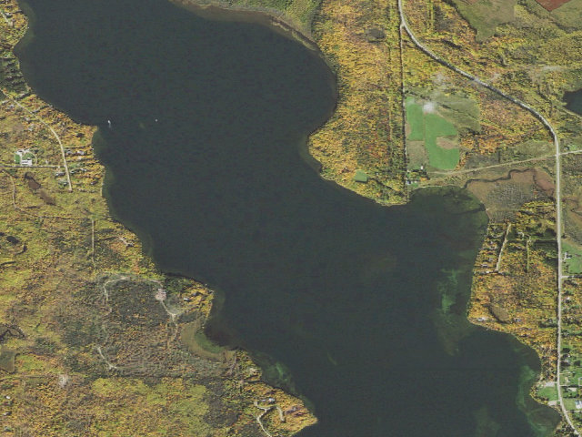 Aerial image of Little Cottonwood Lake M91