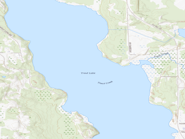 USGS topographic map of Little Cottonwood Lake M91