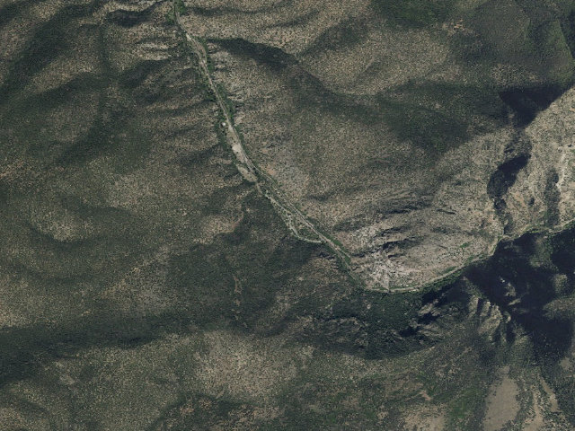 Aerial image of Little Cottonwood Rec Site