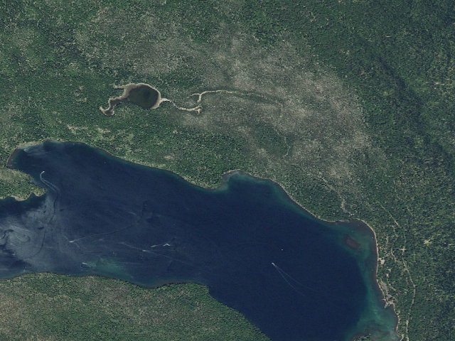 Aerial image of Little Cove Boat-In