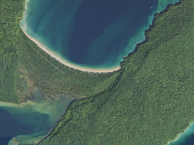 Aerial image of Little Dune 1 Campsite