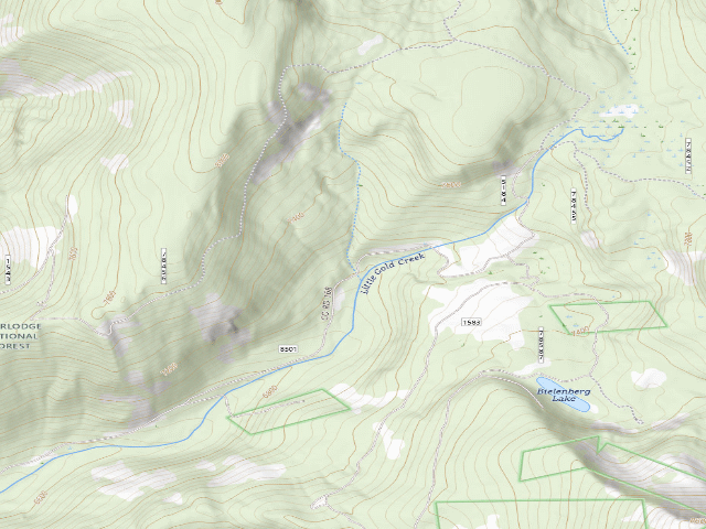 USGS topographic map of Little Gold Creek-001