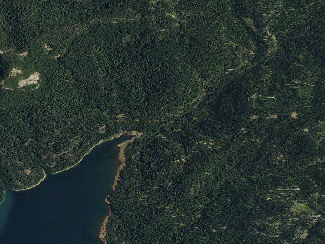Aerial image of Little Grass Vly Horse Camp