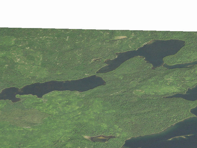 Aerial image of Little Gunflint Lake Site 4