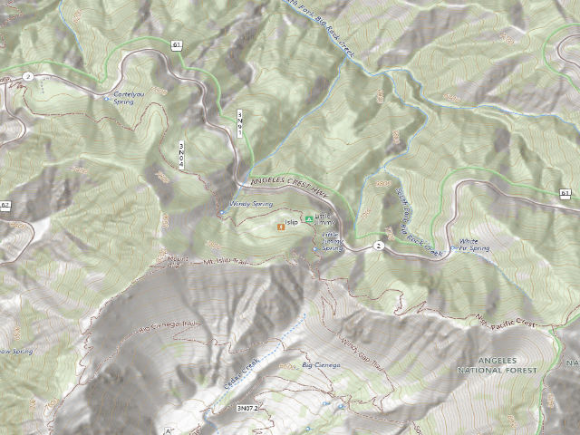 USGS topographic map of Little Jimmy Campground
