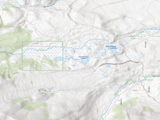 USGS topographic map of Little Lake