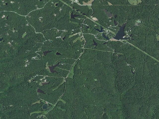 Aerial image of Little Lost Creek Conservation Area