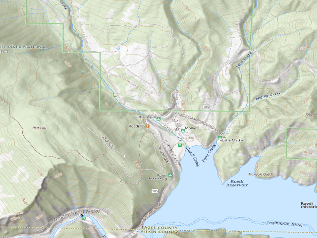 USGS topographic map of Little Maud