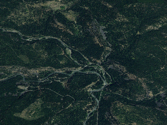 Aerial image of Little Naches