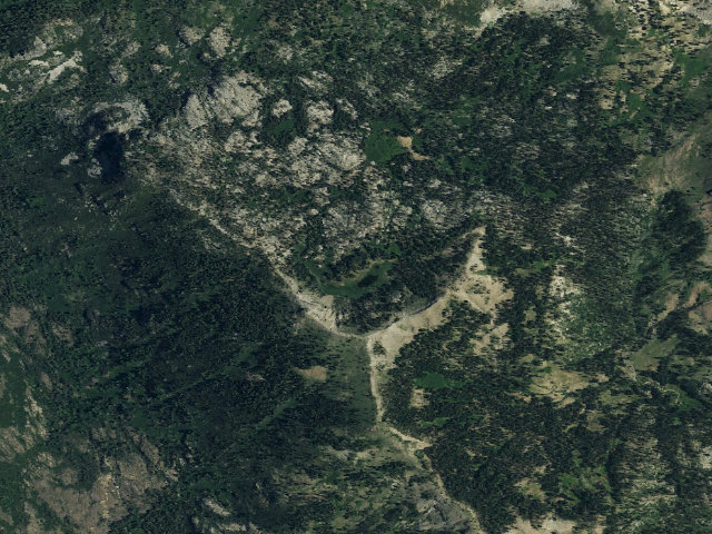 Aerial image of Little Needle Lake