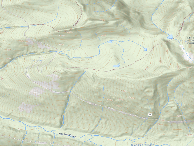 USGS topographic map of Little Park Creek