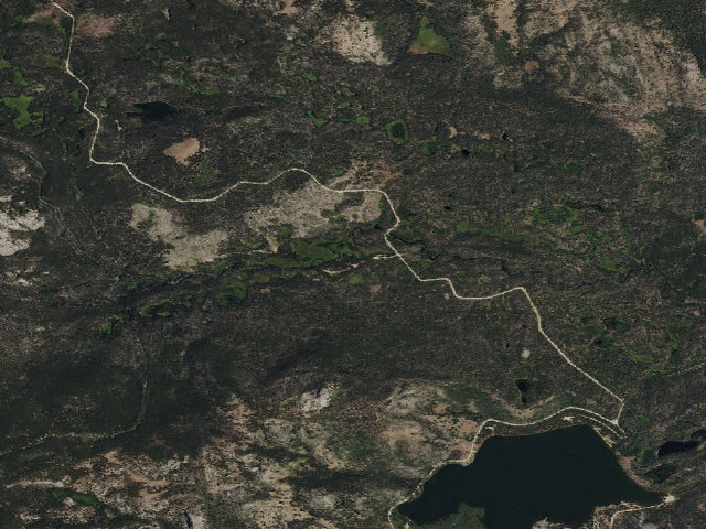Aerial image of Little Popo Agie