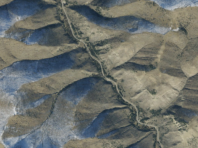 Aerial image of Little Rock Campground
