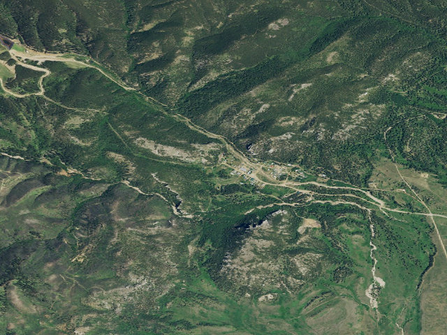 Aerial image of Little Rockies Recreation Management Area