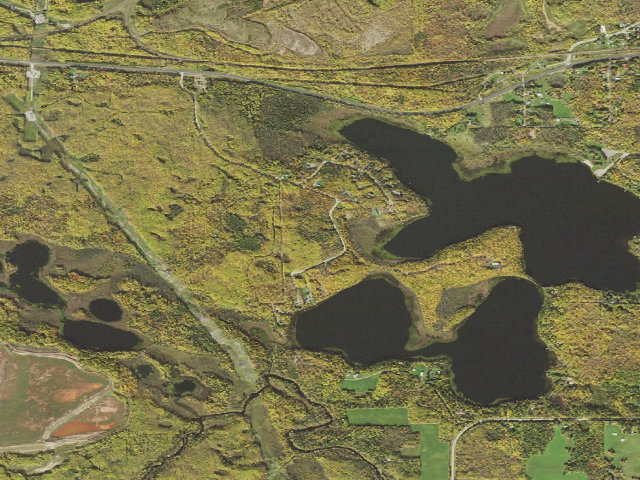 Aerial image of Little Ruby Lake M100