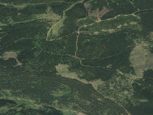Aerial image of Little Snowys Camp